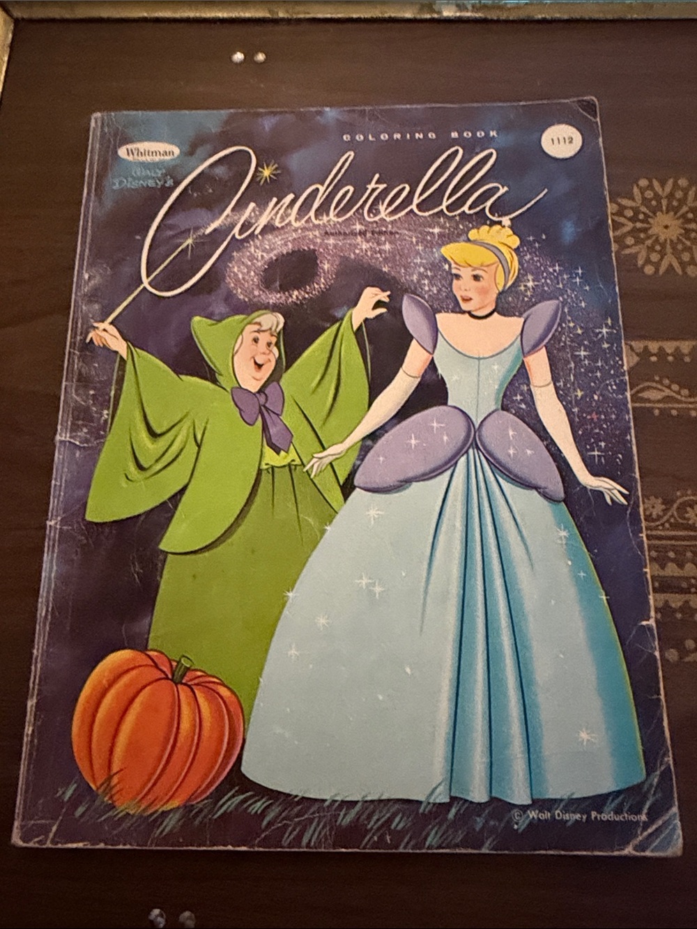 Walt Disney's Cinderella Coloring Book published by Whitman 1965